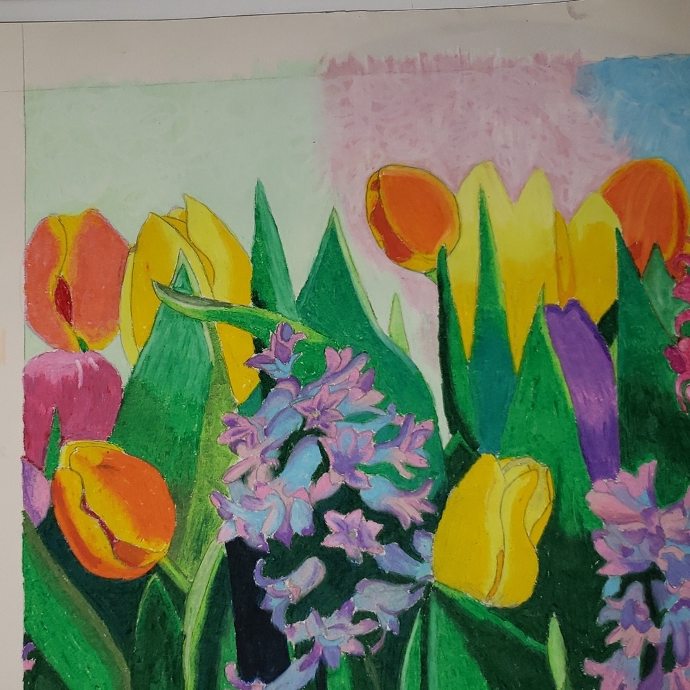 18x24 oil pastel drawing